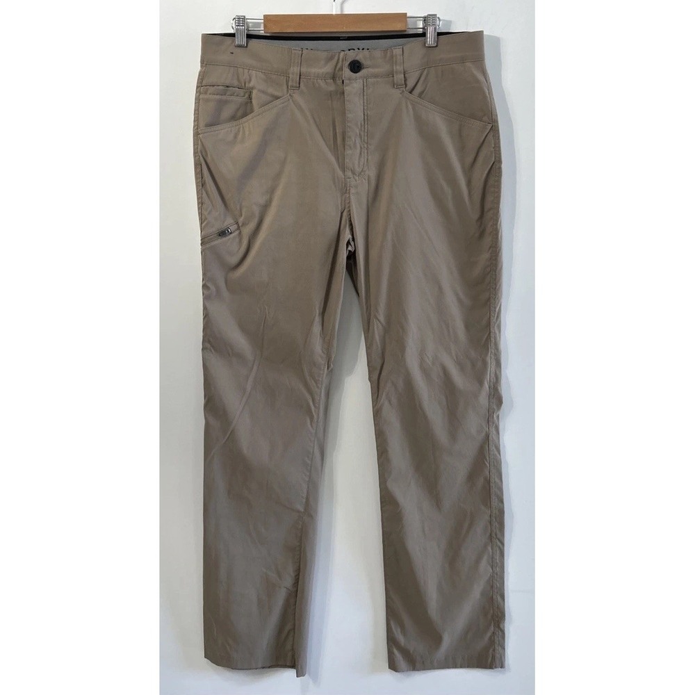 Men's Orvis Active Cargo Chino Pants Golf Outdoor Sz 36 36x32 Nylon Spandex
